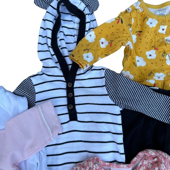 Carters Baby Clothes Bundle 3 Months Onsie Leggings Jeans Shirts8 items - Picture 6 of 13